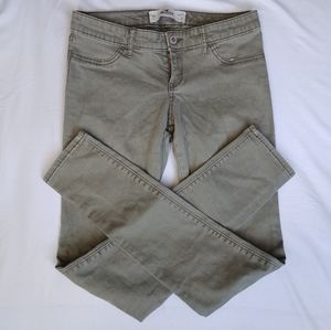 Hollister Green Skinny Jeans Size 5